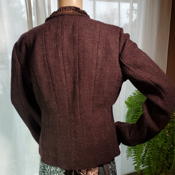 Vintage reversible Wool and Silk Jacket - Picture 4 of 8